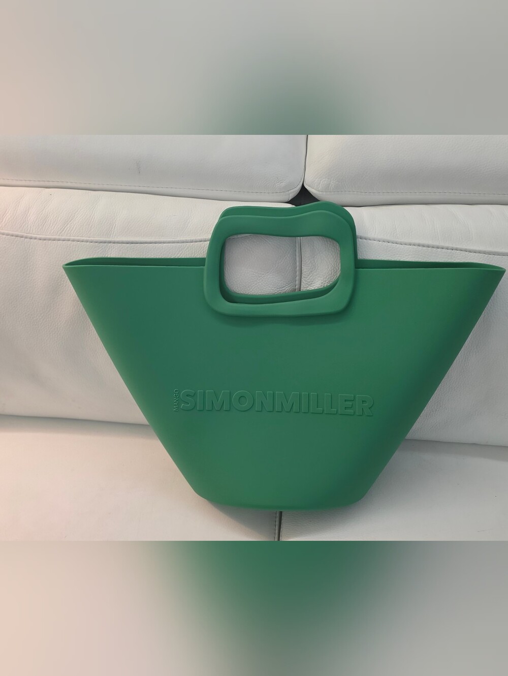 SIMON MILLER X MANGO silicone Green Tote